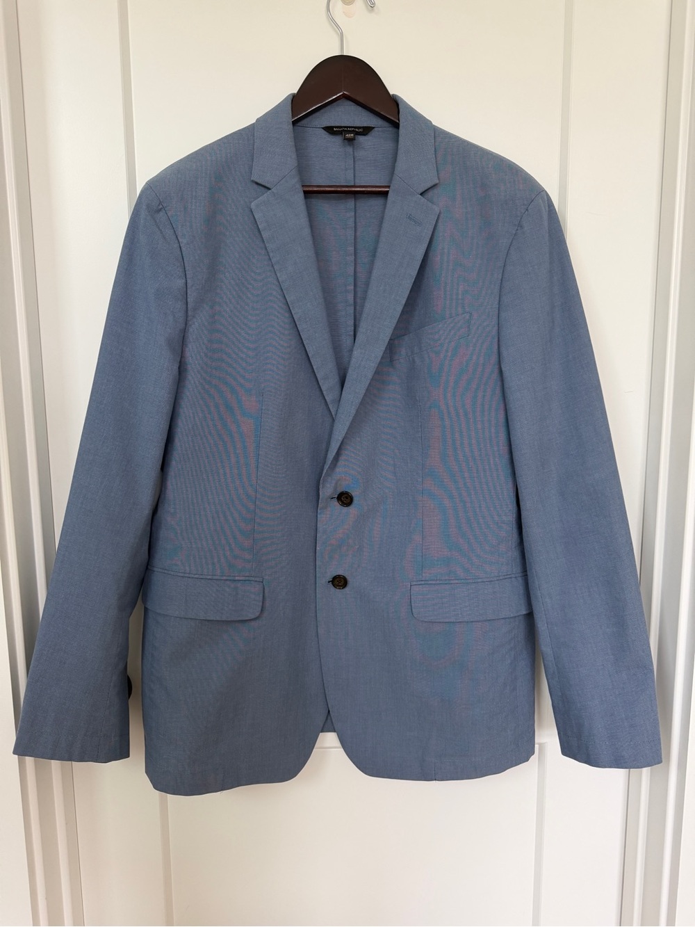 Banana Republic Light Blue Two-Button Sport Coat
